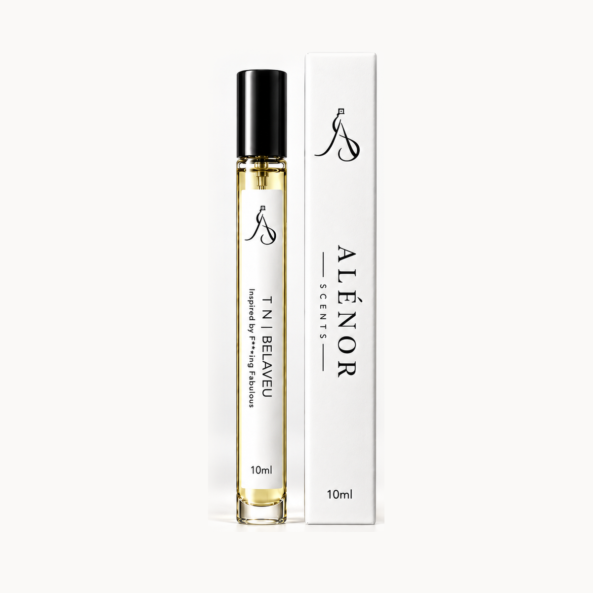 T N | BELAVEU by ALÉNOR SCENTS — 10 ml vial and box concept; 10 ml currently unavailable