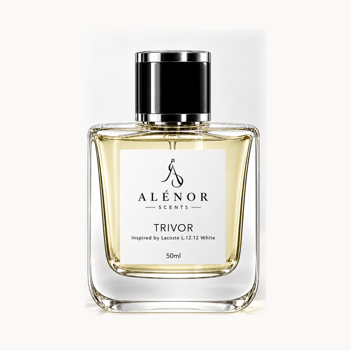 TRIVOR by ALÉNOR SCENTS — 50 ml perfume bottle; inspired by Lacoste L.12.12 White