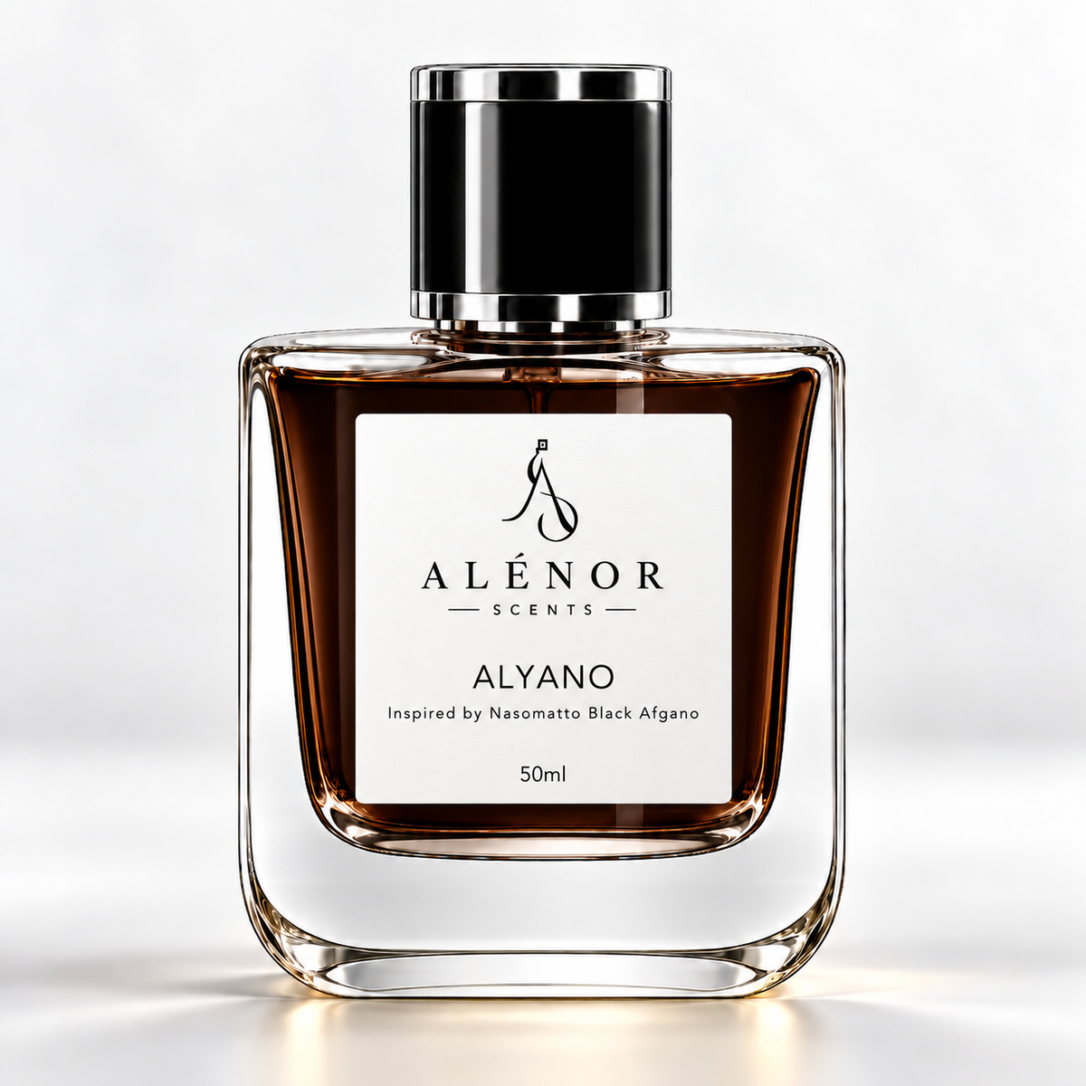 ALÉNOR SCENTS ALYANO 50 ml fragrance bottle — Inspired by Nasomatto Black Afgano