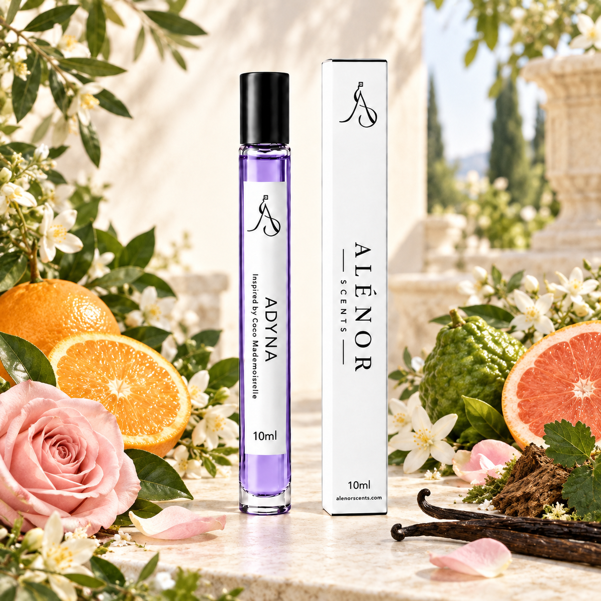 ADYNA fragrance vial – 10 ml, 40% Extrait de Parfum by ALÉNOR SCENTS