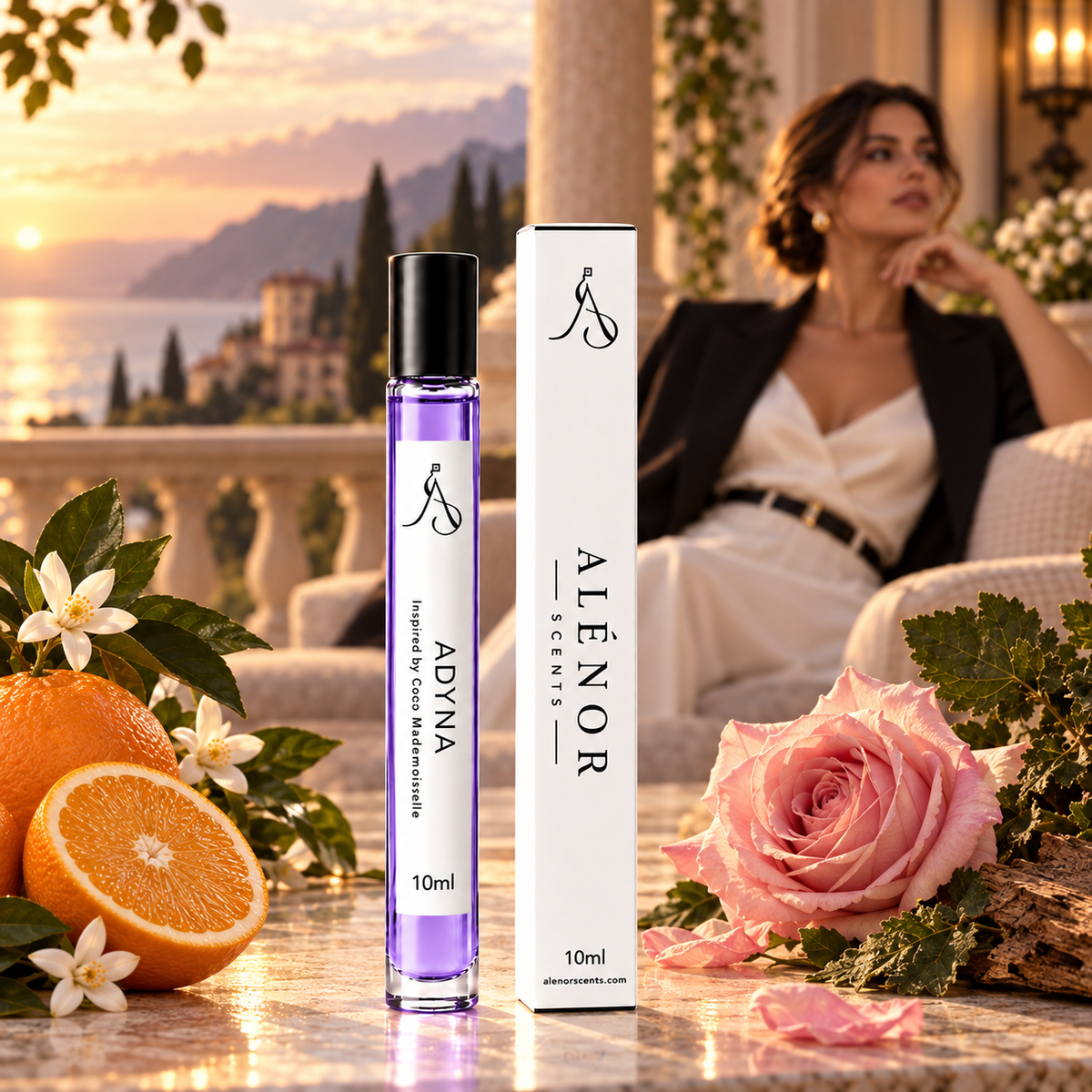 ADYNA 10 ml perfume vial by ALÉNOR SCENTS – 40% Extrait de Parfum