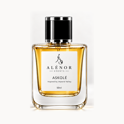 ASKOLÉ by ALÉNOR SCENTS — 50 ml perfume bottle; inspired by Gissah Imperial Valley