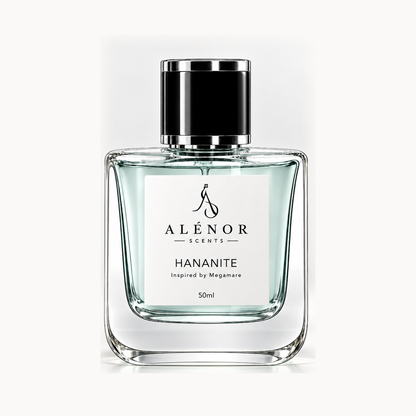 HANANITE by ALÉNOR SCENTS — 50 ml perfume bottle, marine eau de parfum-inspired design