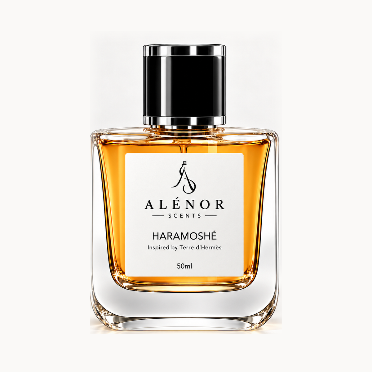 HARAMOSHÉ by ALÉNOR SCENTS — 50 ml perfume bottle; inspired by Hermès Terre d’Hermès Eau de Toilette