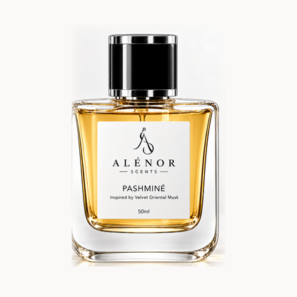PASHMINÉ by ALÉNOR SCENTS — 50 ml perfume bottle; inspired by Dolce & Gabbana Velvet Oriental Musk