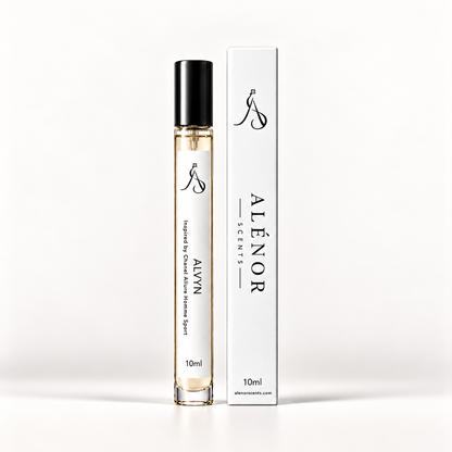 ALÉNOR SCENTS ALVYN 10 ml vial with box — Inspired by Chanel Allure Homme Sport
