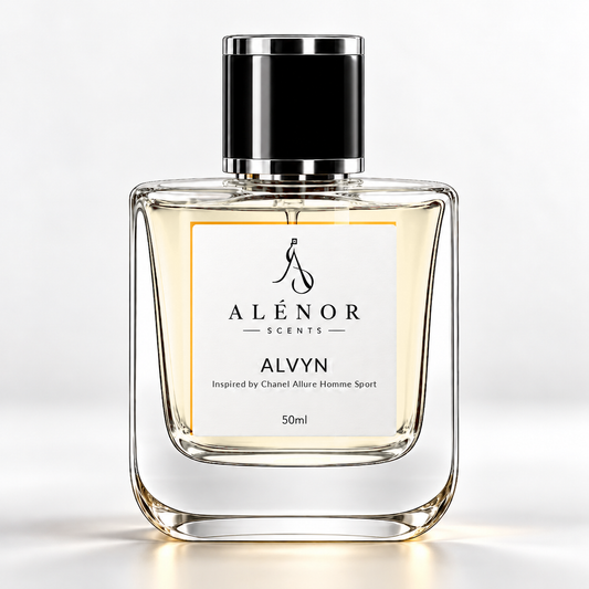 ALÉNOR SCENTS ALVYN 50 ml bottle — Inspired by Chanel Allure Homme Sport