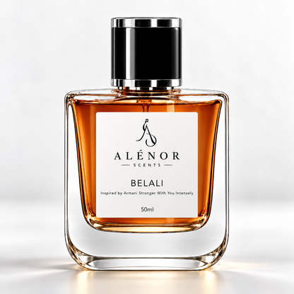 ALÉNOR SCENTS BELALI 50 ml fragrance bottle — Inspired by Armani Stronger With You Intensely