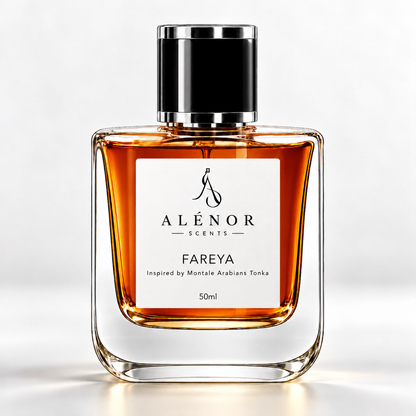 ALÉNOR SCENTS FAREYA 50 ml fragrance bottle — Inspired by Montale Arabians Tonka