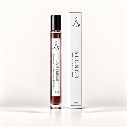 ALÉNOR SCENTS LA REBELLE 10 ml vial with box — Inspired by Yves Saint Laurent Black Opium