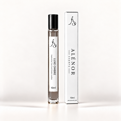 ALÉNOR SCENTS LUXE OMBRE 10 ml vial with box — Inspired by Tom Ford Ombré Leather