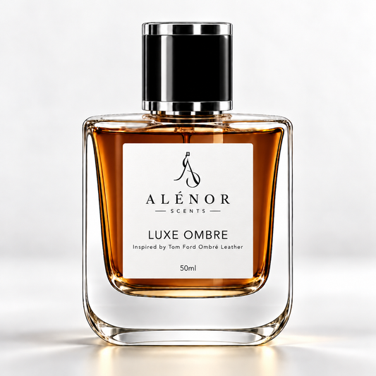 ALÉNOR SCENTS LUXE OMBRE 50 ml fragrance bottle — Inspired by Tom Ford Ombré Leather