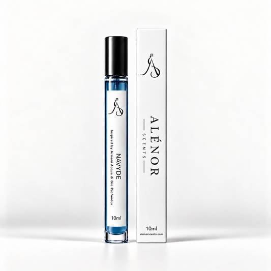 ALÉNOR SCENTS NAVYDE 10 ml vial with box — Inspired by Armani Acqua di Giò Profondo