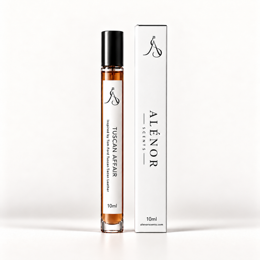 ALÉNOR SCENTS TUSCAN AFFAIR 10 ml vial with box — Inspired by Tom Ford Tuscan Leather