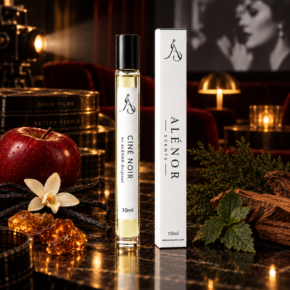 CINÉ NOIR fragrance vial – 10 ml, 40% Extrait de Parfum by ALÉNOR SCENTS