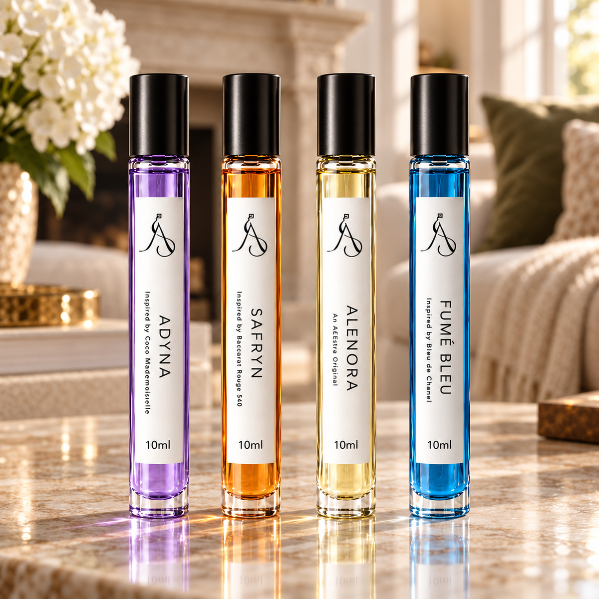 ESSENTIALS 4 × 10 ml Discovery Set by ALÉNOR SCENTS