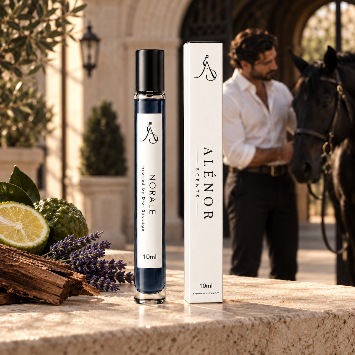 NORALE 10 ml perfume vial by ALÉNOR SCENTS – 40% Extrait de Parfum