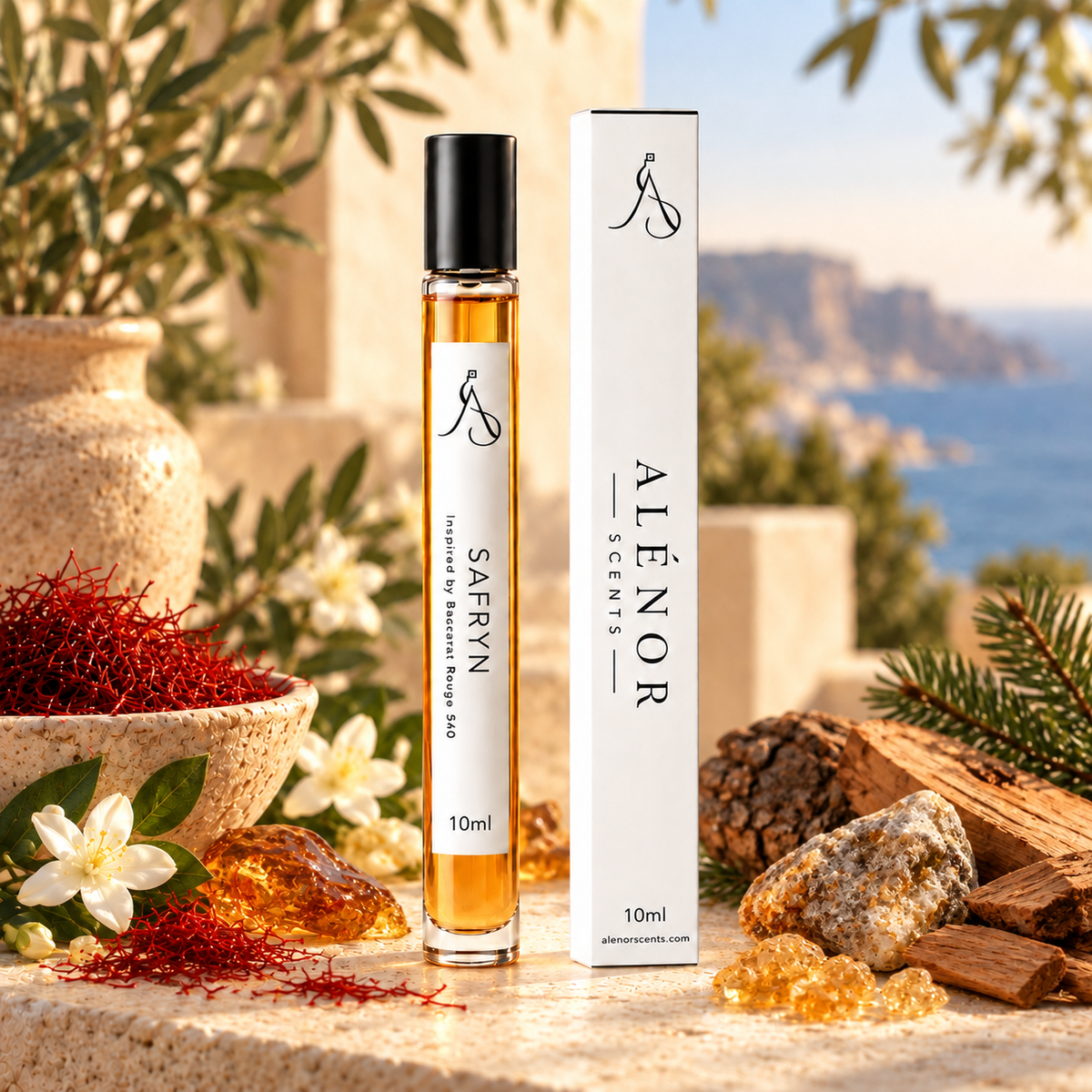 SAFRYN fragrance vial – 10 ml, 40% Extrait de Parfum by ALÉNOR SCENTS
